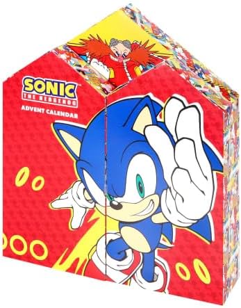 Sonic the Hedgehog Advent Calendar 2025 – 24 Day Christmas Countdown Gift Set for Kids