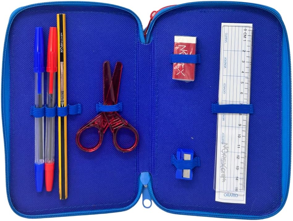Paw Patrol Filled Pencil Case β 45 Piece Stationery Set for Kids β Includes Colouring Pencils, Felt Tip Pens, Ruler, Scissors & More β Chase βIβm Fastβ Design β School & Home Supplies 3 Tier Set