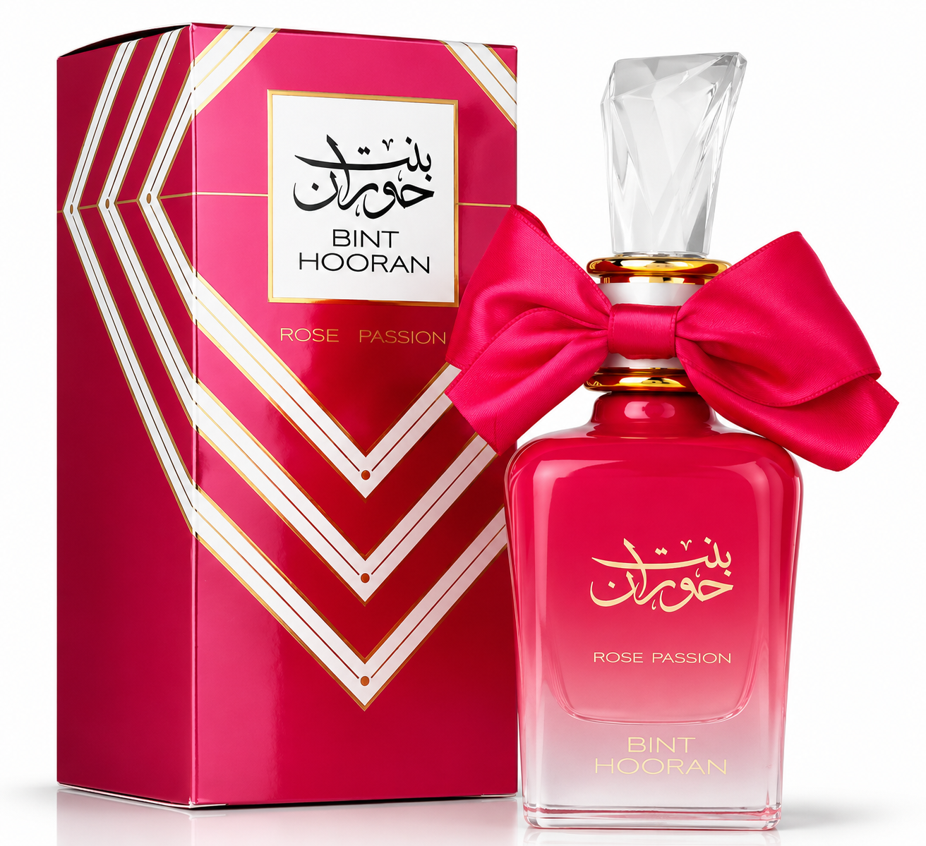 Bint Hooran Rose Eau De Parfum 100ml – Luxury Long Lasting Fragrance for Women