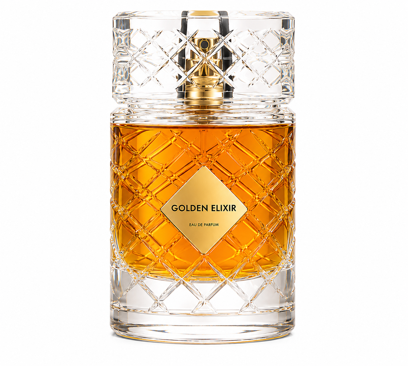 Golden Elixir Luxury Arabic Perfume 100ml – Long Lasting Oud & Amber Fragrance for Women