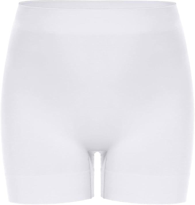 Womens Cycling Shorts - Breathable, Stretch Fit Bike Shorts - Black & White, Sizes S-3XL
