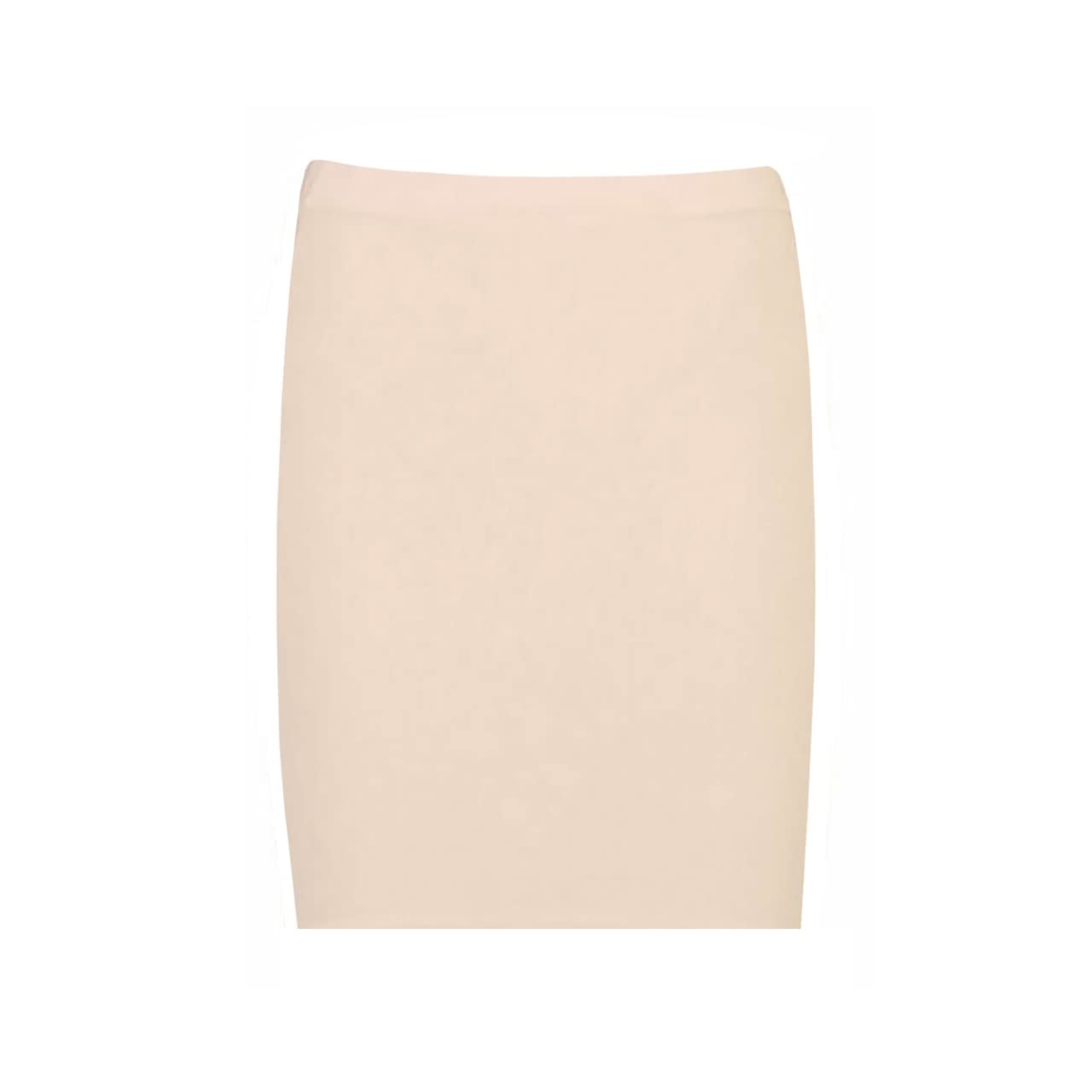 Ladies Plain Stretch Midi Pencil Skirt – High Waist Bodycon Office & Casual Stretch Skirt (Black)