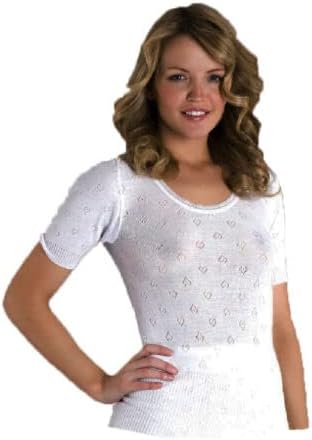 Ladies 100% Cotton Thermal Vest – Women’s Round Neck Sleeveless Underwear Top – Soft Breathable Base Layer (UK Made)