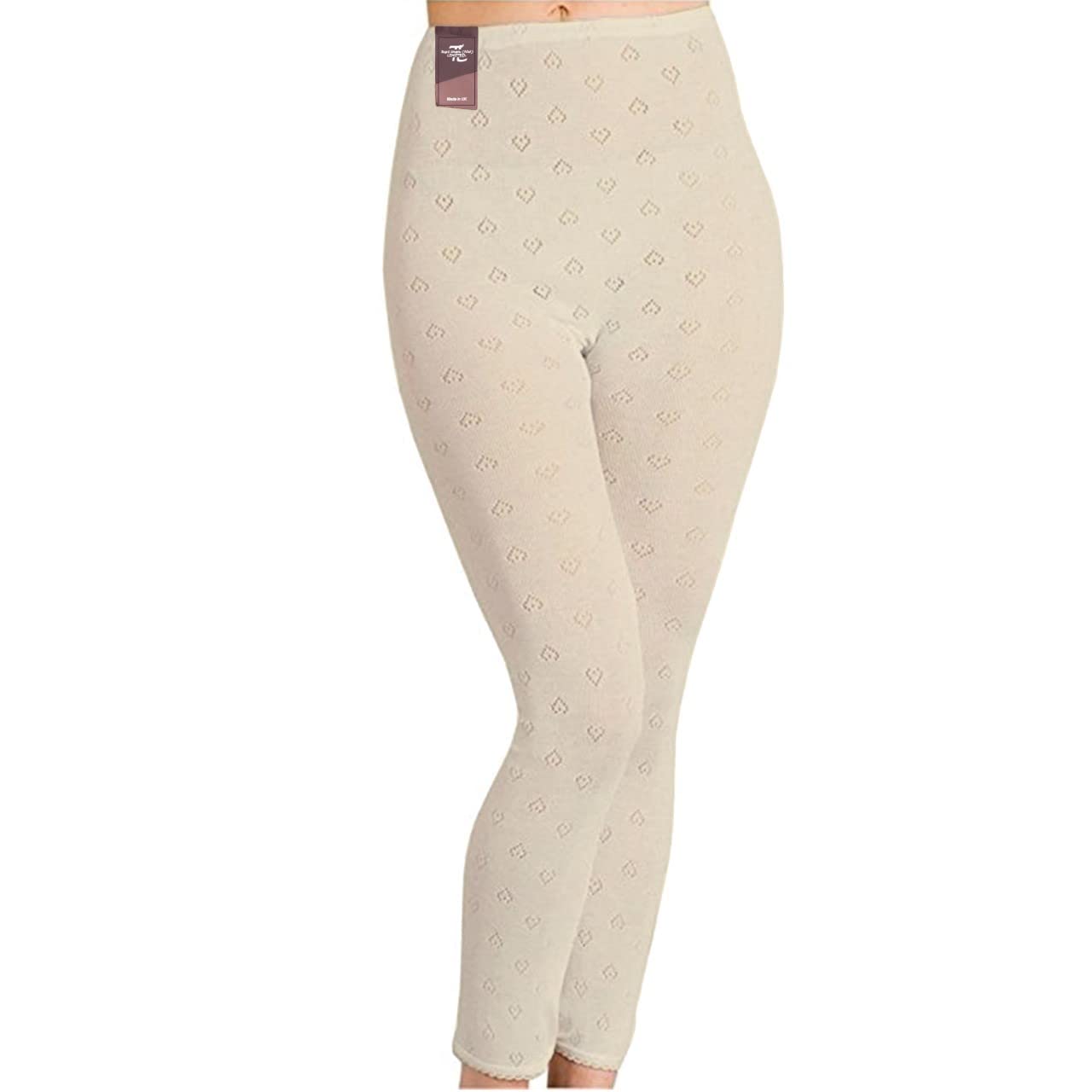 Women’s Thermal Bottom Long Johns – High Waist Fleece Lined Stretch Leggings for Winter Warmth & Comfort