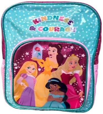 Children Cartoon Official Character Backpack For School - Lightweight Rucksack Travel Backpack Kids - 3D Disney Princess (Princess Vibes) Back Pack