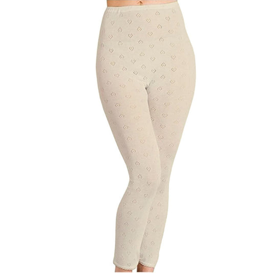 Women’s Thermal Bottom Long Johns – High Waist Fleece Lined Stretch Leggings for Winter Warmth & Comfort