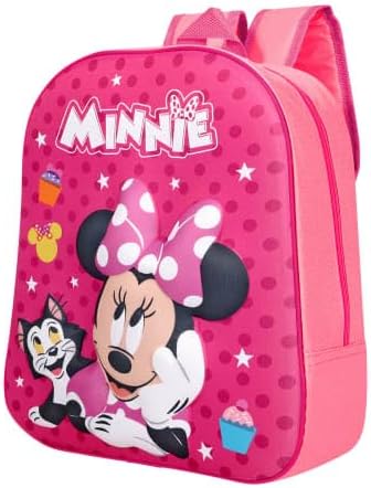 3D Kids Character Backpack – Fun Cartoon School Bag for Boys & Girls, Lightweight & Durable, Perfect for School, Travel & Everyday Adventures (Anna, Elsa & Olaf)