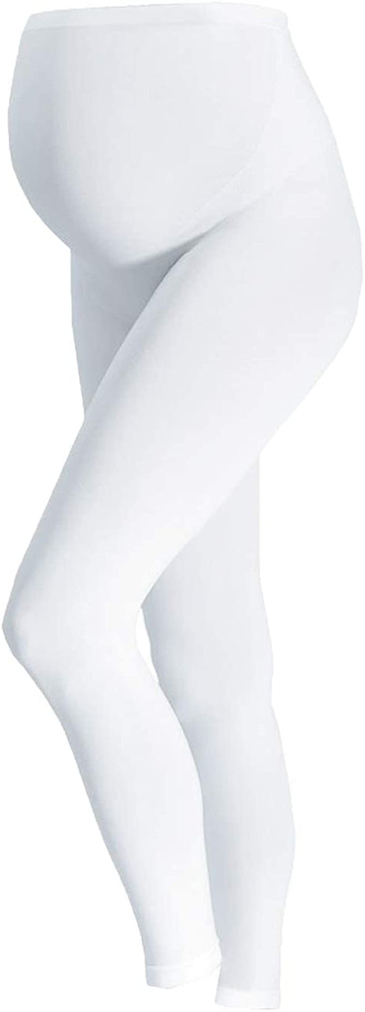 Ladies Maternity Over Bump Stretchy Adjustable Full Ankle Length Leggings