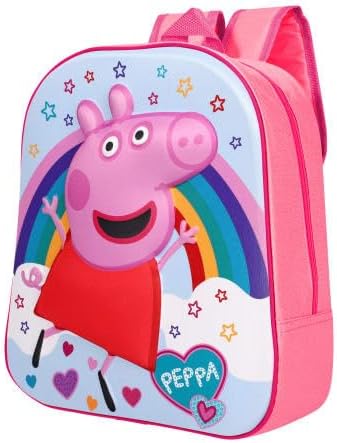 3D Kids Character Backpack – Fun Cartoon School Bag for Boys & Girls, Lightweight & Durable, Perfect for School, Travel & Everyday Adventures (Anna, Elsa & Olaf)