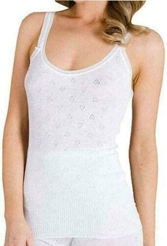 Snowdrop Ladies Camisole Vest Winter Thermal Underwear V-Neck