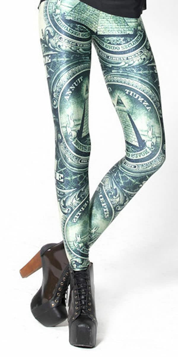 Women’s 3D Graphic Printed Stretch Leggings – High Waist Yoga, Gym & Casual Funky Trousers (Akhnaton Pharaoh Print)