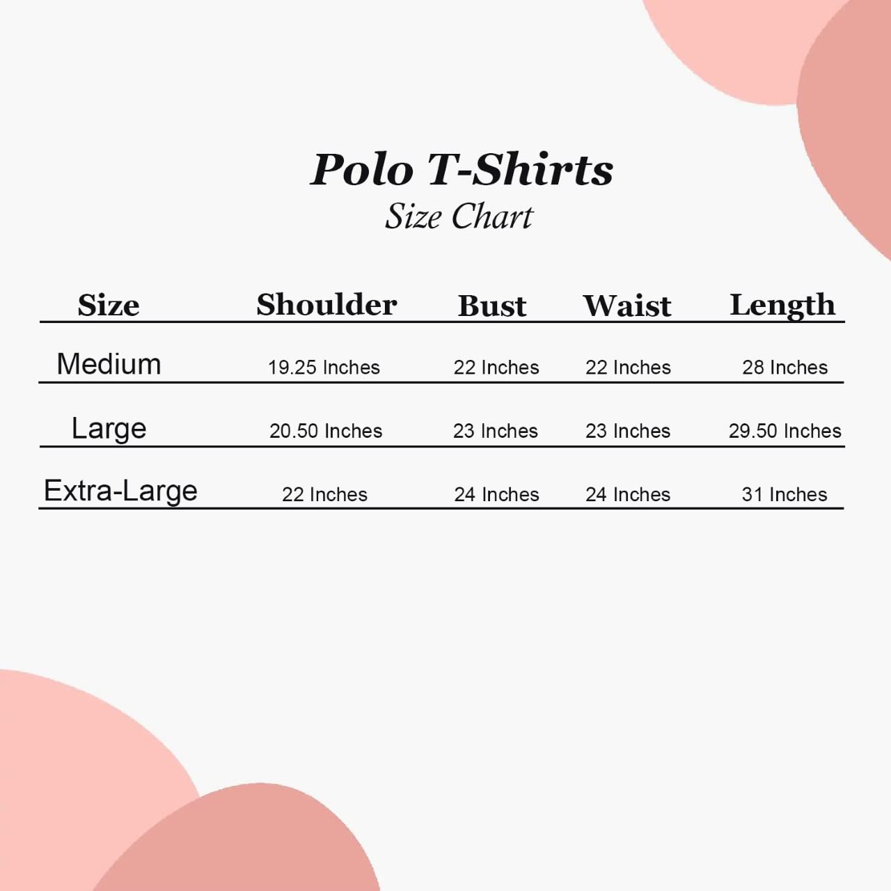 Men’s Polo T Shirt – 100% Cotton Breathable Short Sleeve Casual Polo Shirt for Summer, Office & Everyday Wear