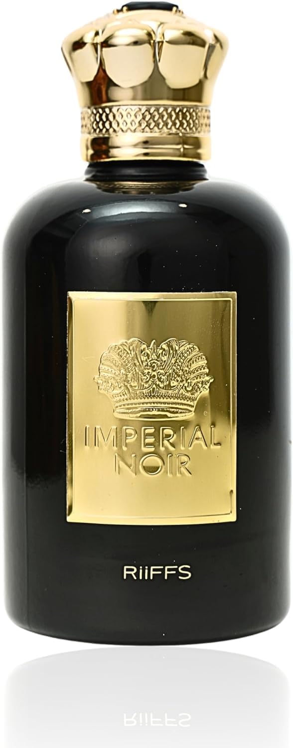 Imperial Noir by Riiffs – Dark Luxury Unisex Eau de Parfum | Long-Lasting Warm Spicy & Woody Fragrance | Bold, Sensual Evening Scent for Men & Women