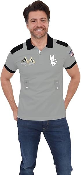 Men’s Polo T Shirt – 100% Cotton Breathable Short Sleeve Casual Polo Shirt for Summer, Office & Everyday Wear