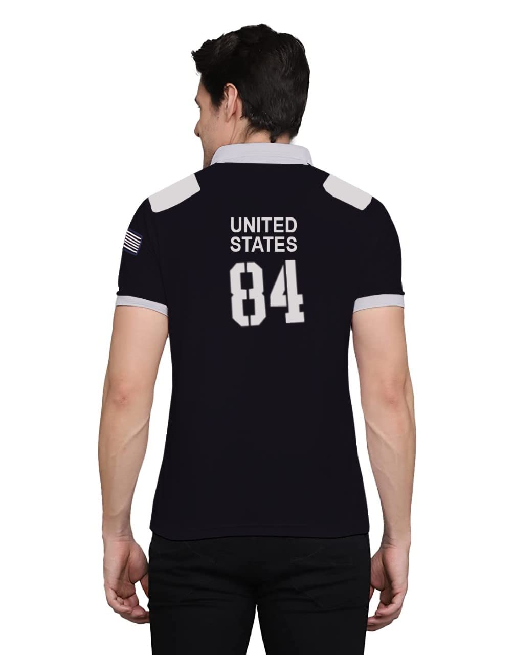 Men’s Polo T Shirt – 100% Cotton Breathable Short Sleeve Casual Polo Shirt for Summer, Office & Everyday Wear