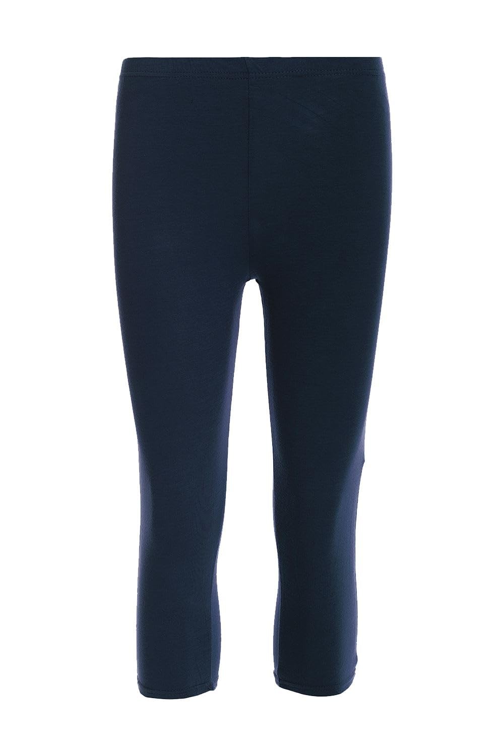 Summer Styles: Cropped 3/4 Leggings - Capri Length Stretchy Pants for Women