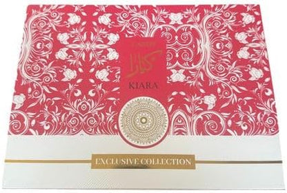 KIARA Luxury 3-Piece Arabic Women’s Perfume Gift Set – Eau de Parfum, Body Mist & Hair Perfume | Long-Lasting, Elegant, Perfect for Birthdays, Eid, Ramadan, Christmas, Valentine’s Day (Baby Pink)