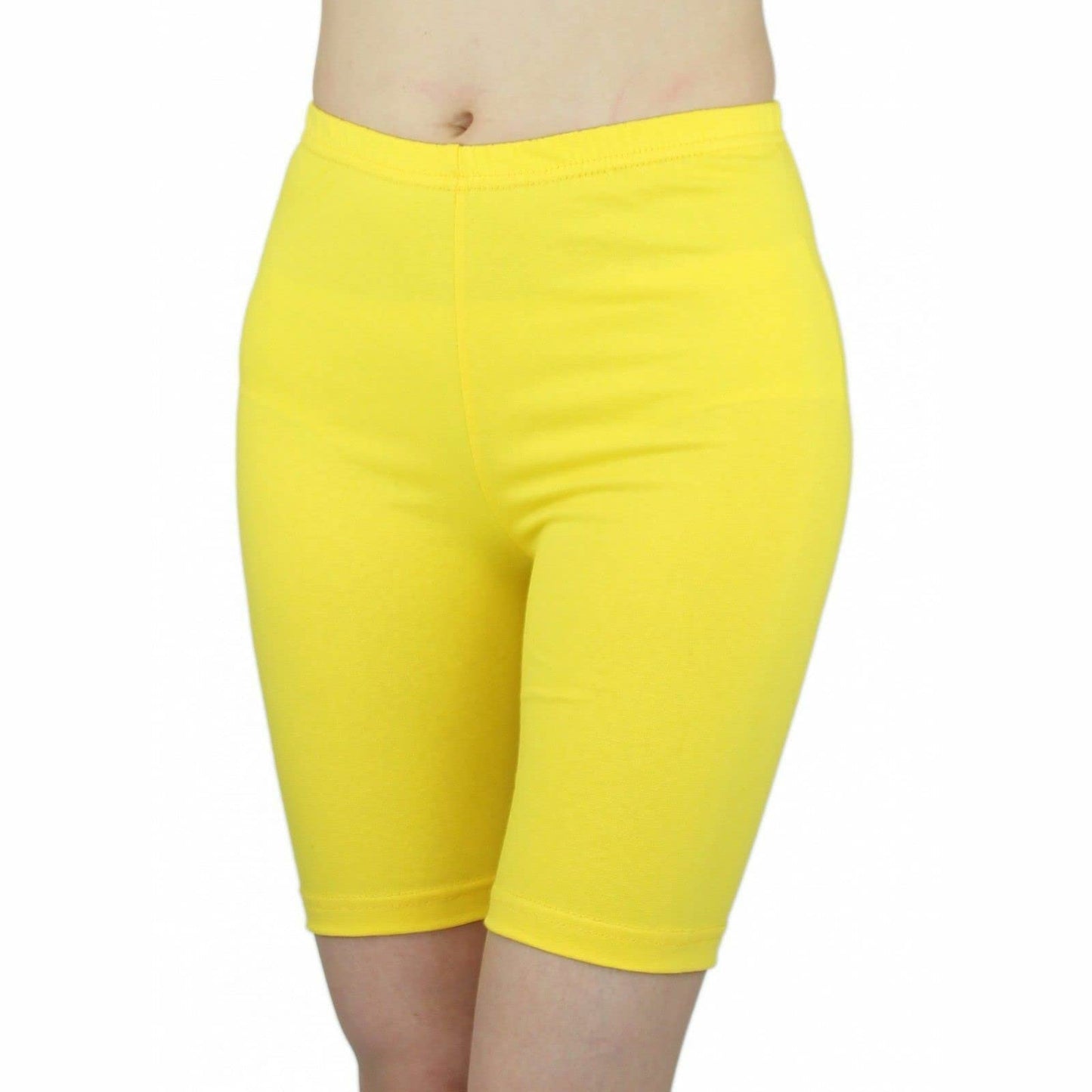 Women’s Cycling Shorts – High Waist Stretch Active Dance & Gym Shorts