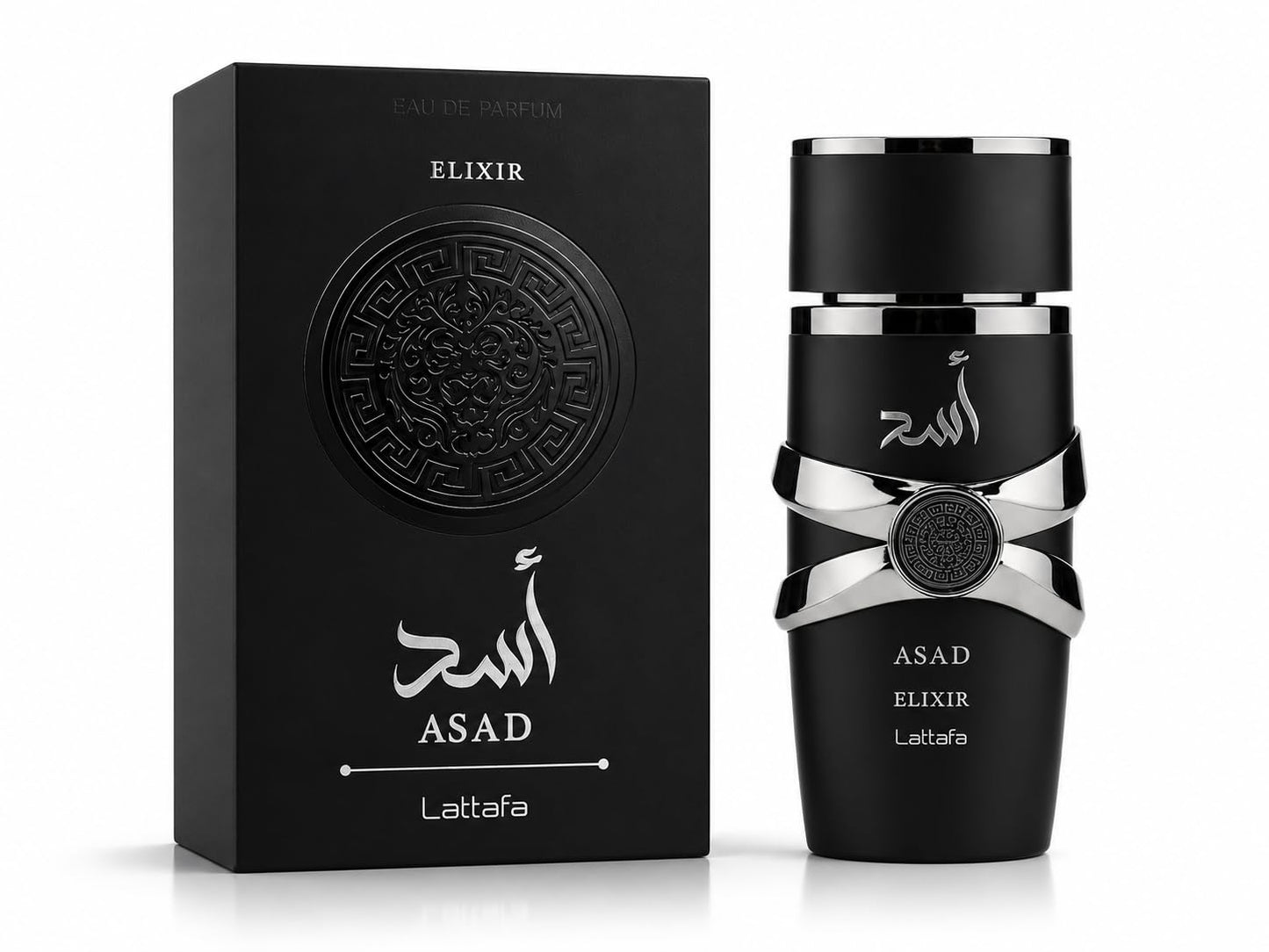 Latafa Asad Eau de Parfum 100ml – Luxury Arabic Perfume for Men, Long Lasting Spicy Vanilla Amber Fragrance, Strong Projection Designer Style Scent (Asad)