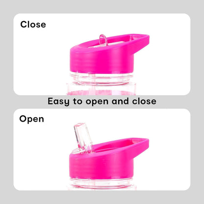LOL Surpries 650ml Kids Water Bottles with Straw, Back to School Supplies Girls Water Bottle - Surpries Water Bottle For Girls Pink.