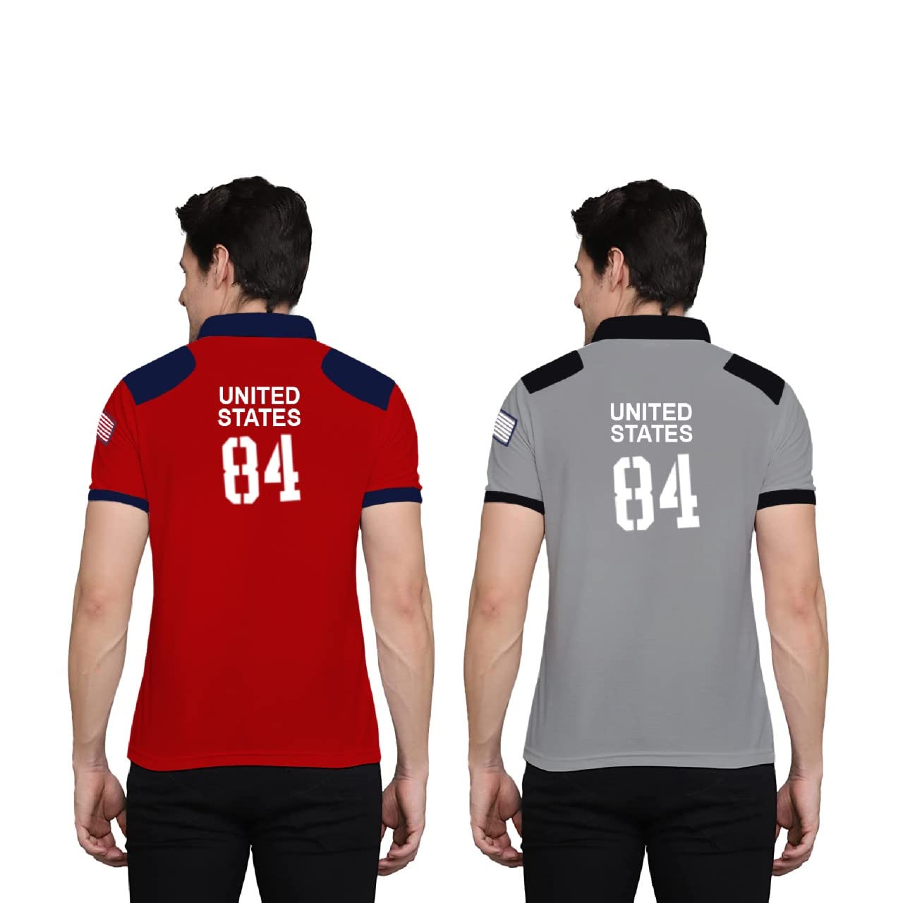 Men’s Polo T Shirt – 100% Cotton Breathable Short Sleeve Casual Polo Shirt for Summer, Office & Everyday Wear