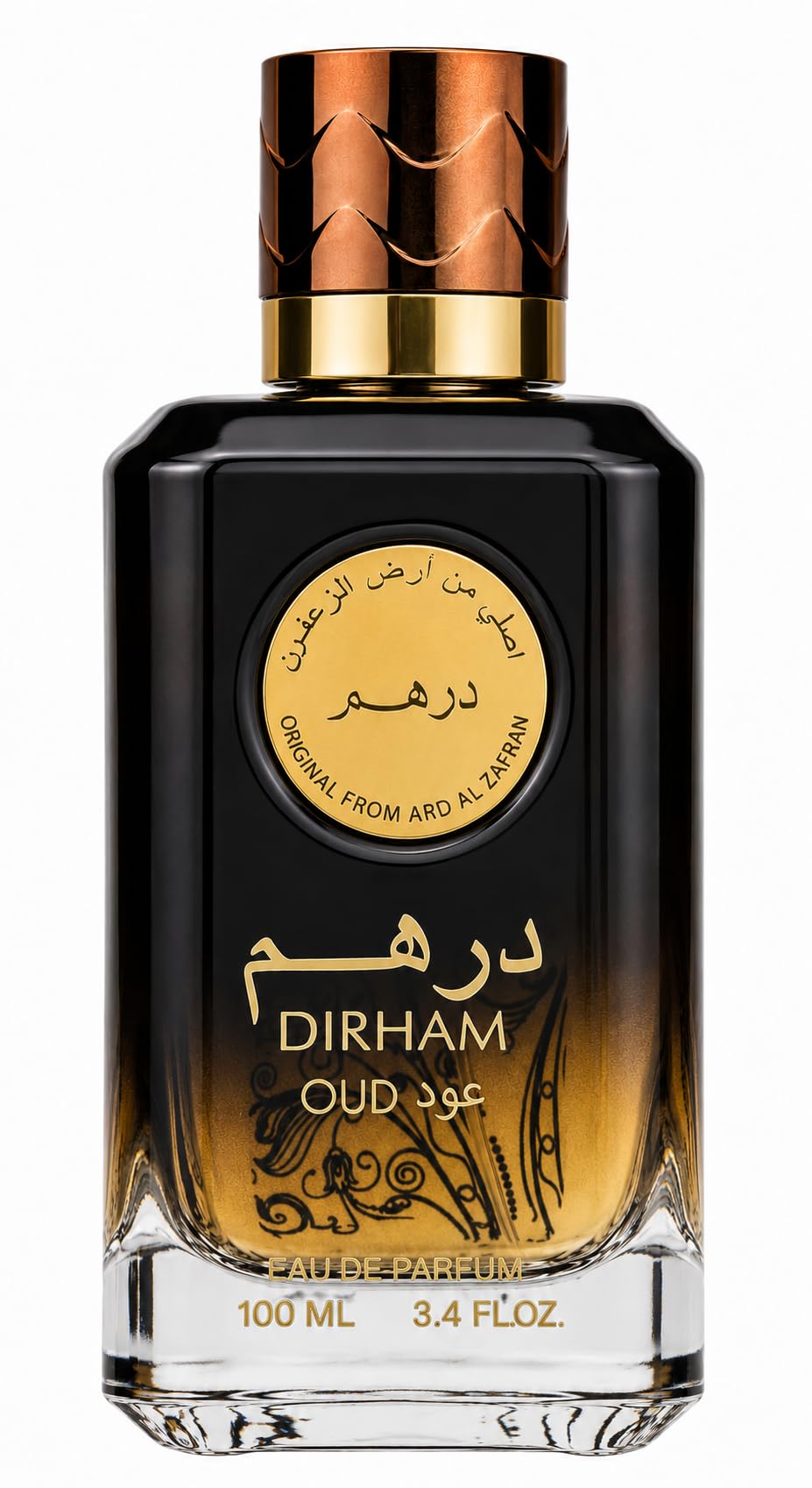 Dirham Eau De Parfum – Luxury Long Lasting Arabic Fragrance for Men & Women | Elegant Designer Bottle | Everyday Wear, Special Occasion, Gift Idea (Dirham Gold)
