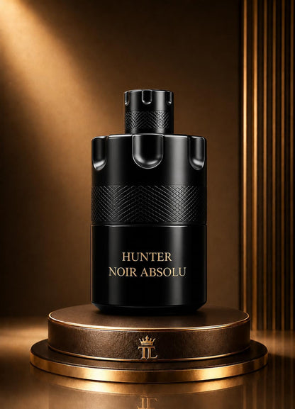 Hunter Noir Absolu Eau de Parfum for Men – Intense Long-Lasting Luxury Fragrance with Woody Amber Notes | Premium Designer Cologne by Fragrance Couture (100ml)