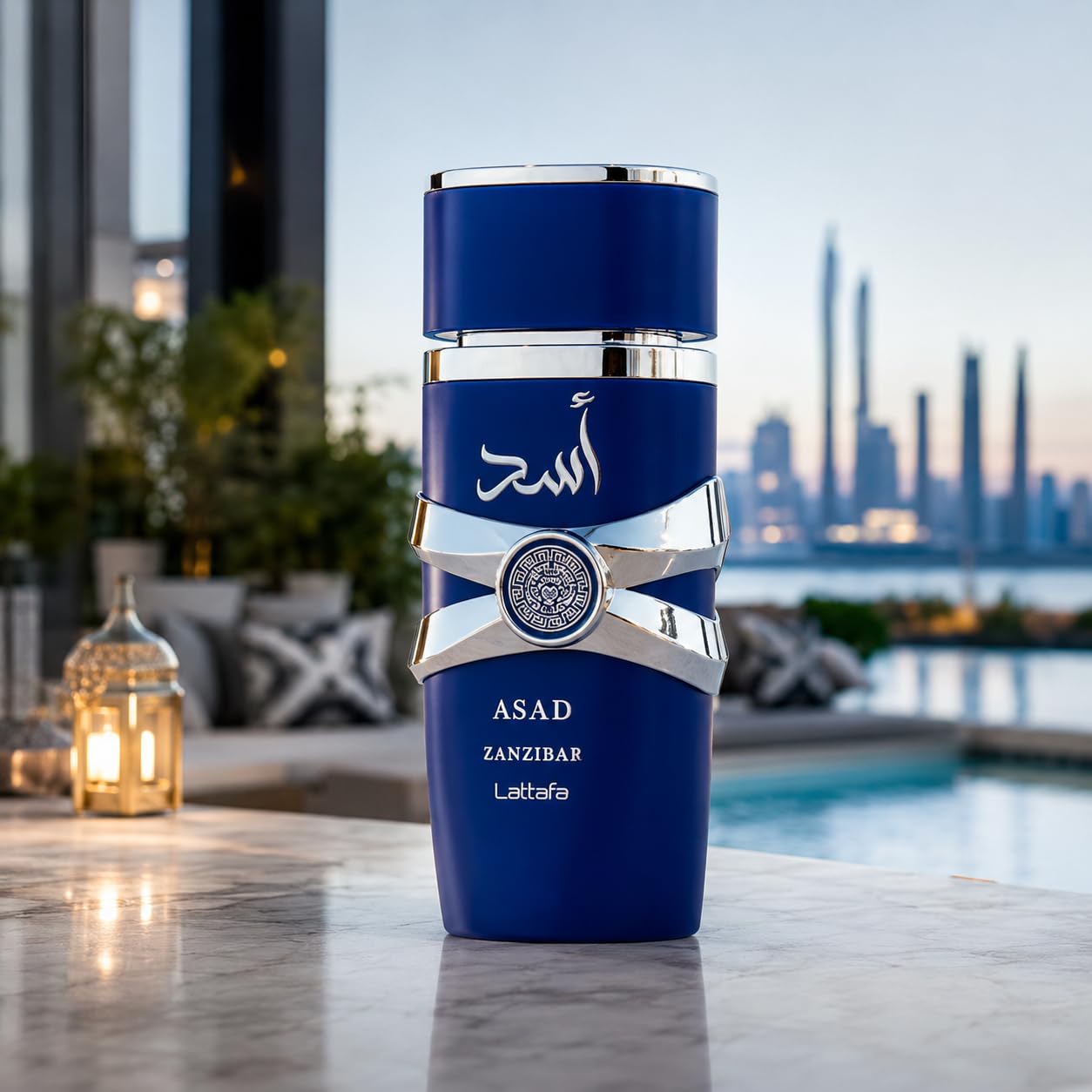 Latafa Asad Eau de Parfum 100ml – Luxury Arabic Perfume for Men, Long Lasting Spicy Vanilla Amber Fragrance, Strong Projection Designer Style Scent (Asad)