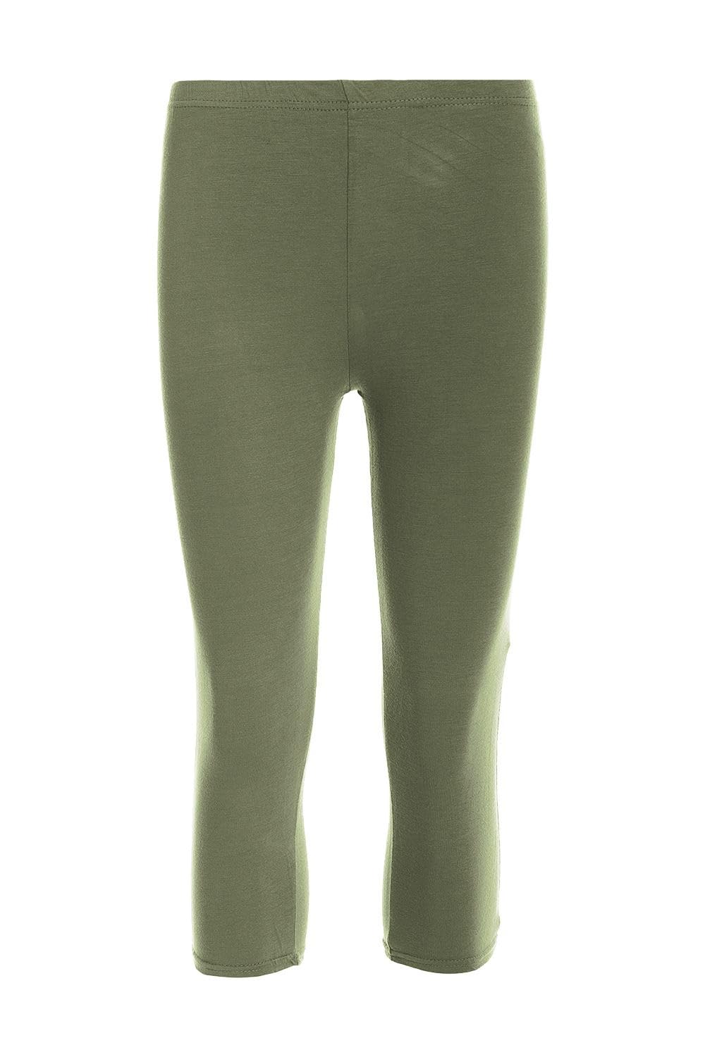 Summer Styles: Cropped 3/4 Leggings - Capri Length Stretchy Pants for Women
