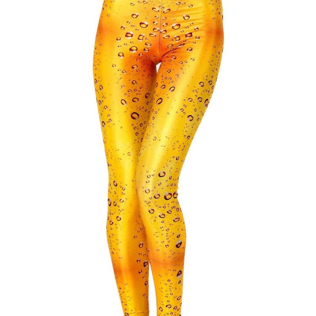 Women’s 3D Graphic Printed Stretch Leggings – High Waist Yoga, Gym & Casual Funky Trousers (Akhnaton Pharaoh Print)