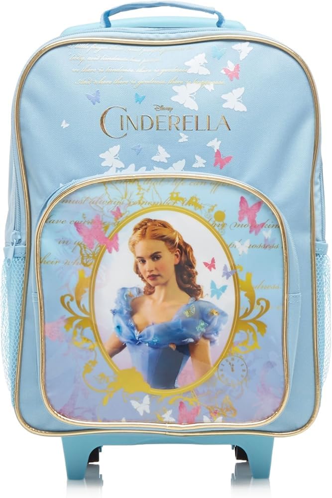 Top Linen Kids Travel Trolley Backpack - Wheeled Suitcase Rucksack Bag - Children Favourite Characters Foldable Carry-on Luggage Carrier Bag - Deluxe Avengers Team Trolley Bag