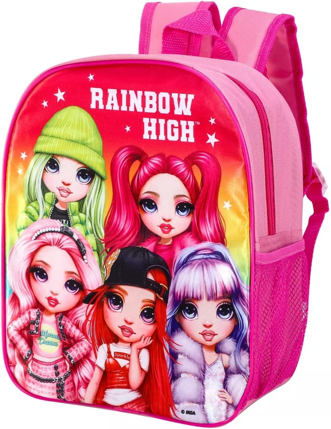Top Linen Kids Character Backpack – Lightweight School Bag for Boys & Girls, Rainbow High Backpack