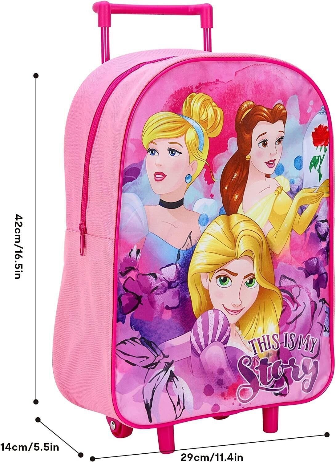 Top Linen Kids Travel Trolley Backpack - Wheeled Suitcase Rucksack Bag - Children Favourite Characters Foldable Carry-on Luggage Carrier Bag - Deluxe Avengers Team Trolley Bag