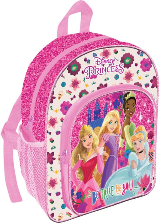 Disney Princess Deluxe Backpack for Girls – Official Character School Bag with Padded Straps & Large Capacity – Kids Princess Backpack for School, Travel & Everyday Use