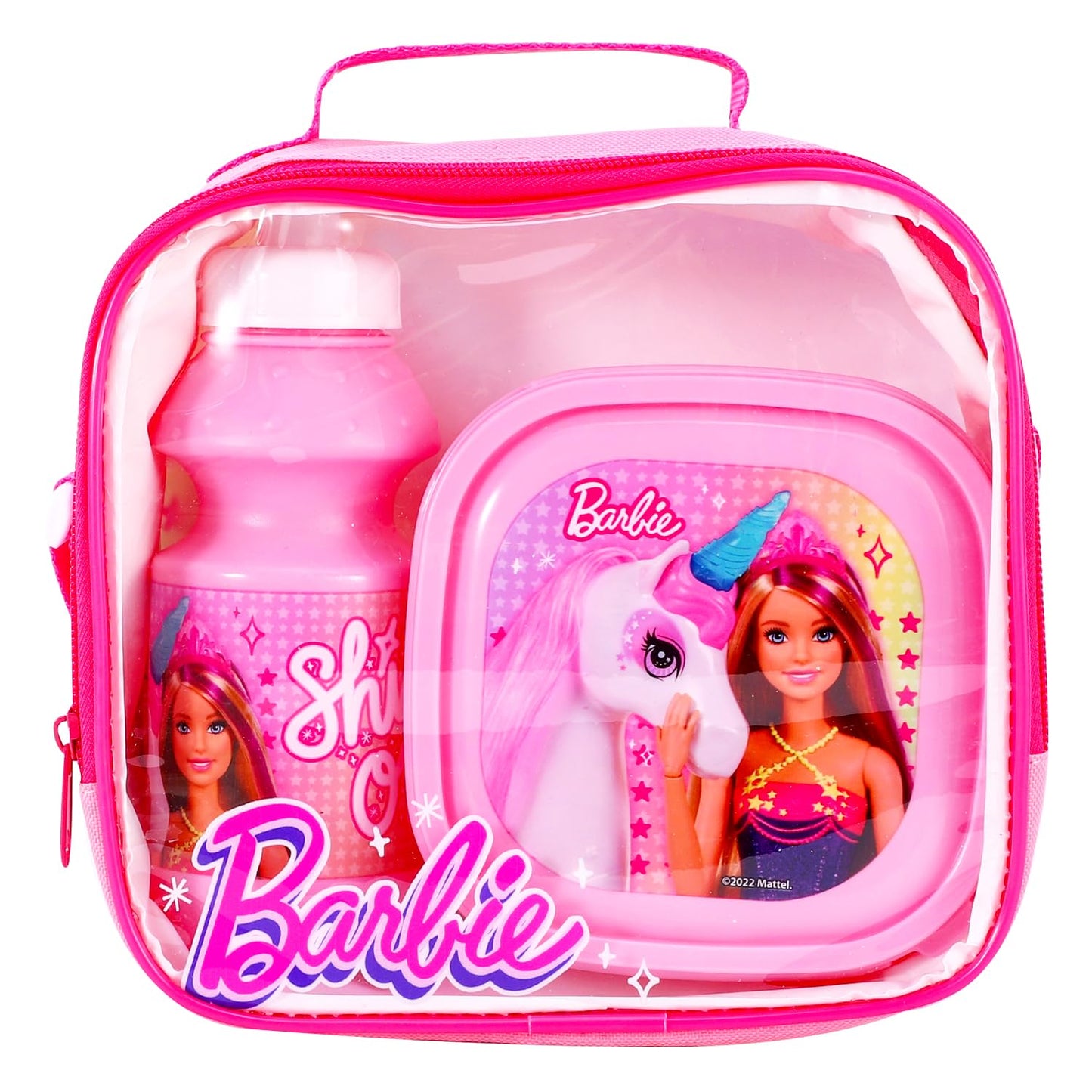 Kids Character 3-Piece Lunch Box Set – Insulated Bag, BPA-Free Water Bottle & Snack Box – Durable & Easy to Clean – Ideal for School, Travel & Daycare (Fun Themes for Boys & Girls) (S-Man)