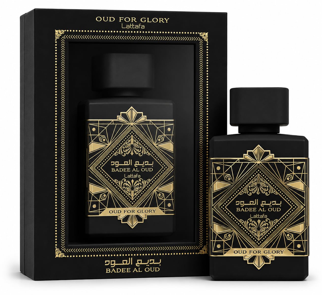 Badee Al Oud By Latafa Eau de Parfum 100ml – Luxury Arabian Oud Perfume for Men & Women, Long Lasting Woody Amber Fragrance, Strong Projection Scent (Amethyst)