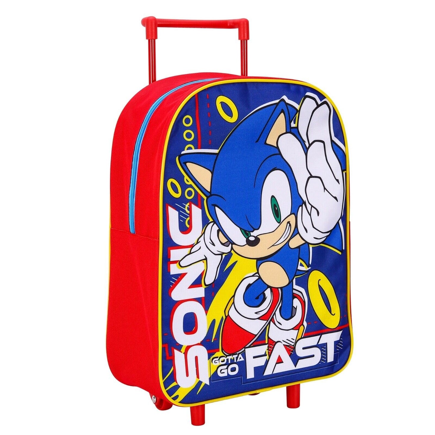 Top Linen Kids Travel Trolley Backpack - Wheeled Suitcase Rucksack Bag - Children Favourite Characters Foldable Carry-on Luggage Carrier Bag - Deluxe Avengers Team Trolley Bag