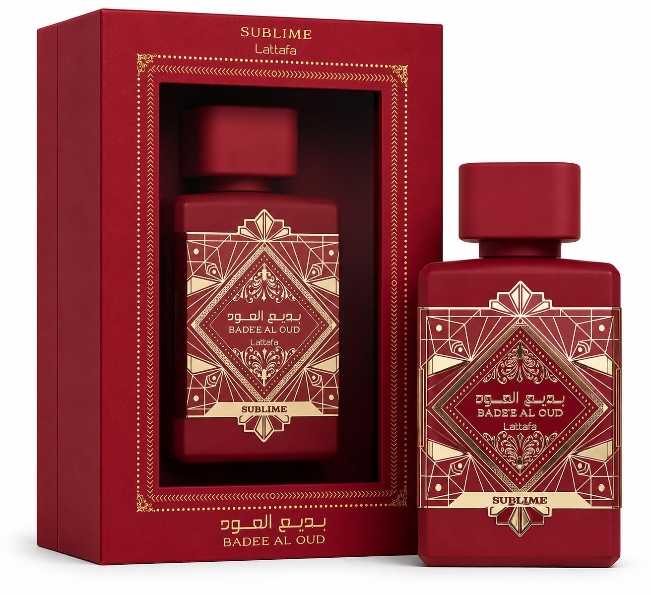 Badee Al Oud By Latafa Eau de Parfum 100ml – Luxury Arabian Oud Perfume for Men & Women, Long Lasting Woody Amber Fragrance, Strong Projection Scent (Amethyst)