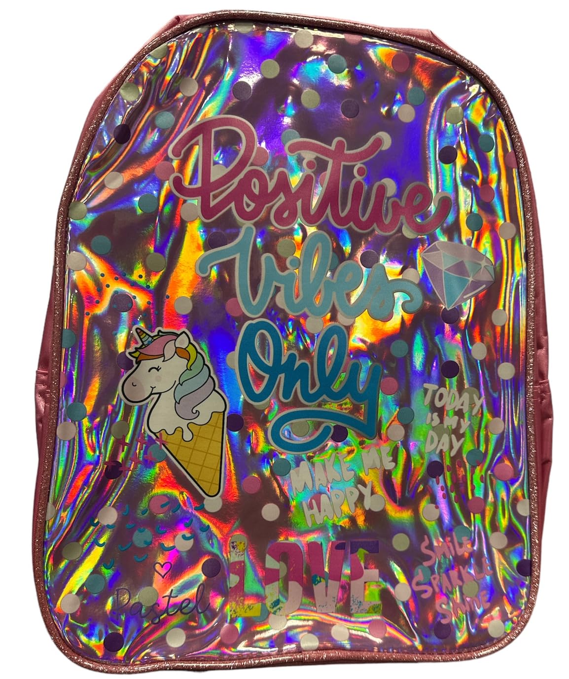 Children Cartoon Official Character Backpack For School - Lightweight Rucksack Travel Backpack Kids - 3D Disney Princess (Princess Vibes) Back Pack