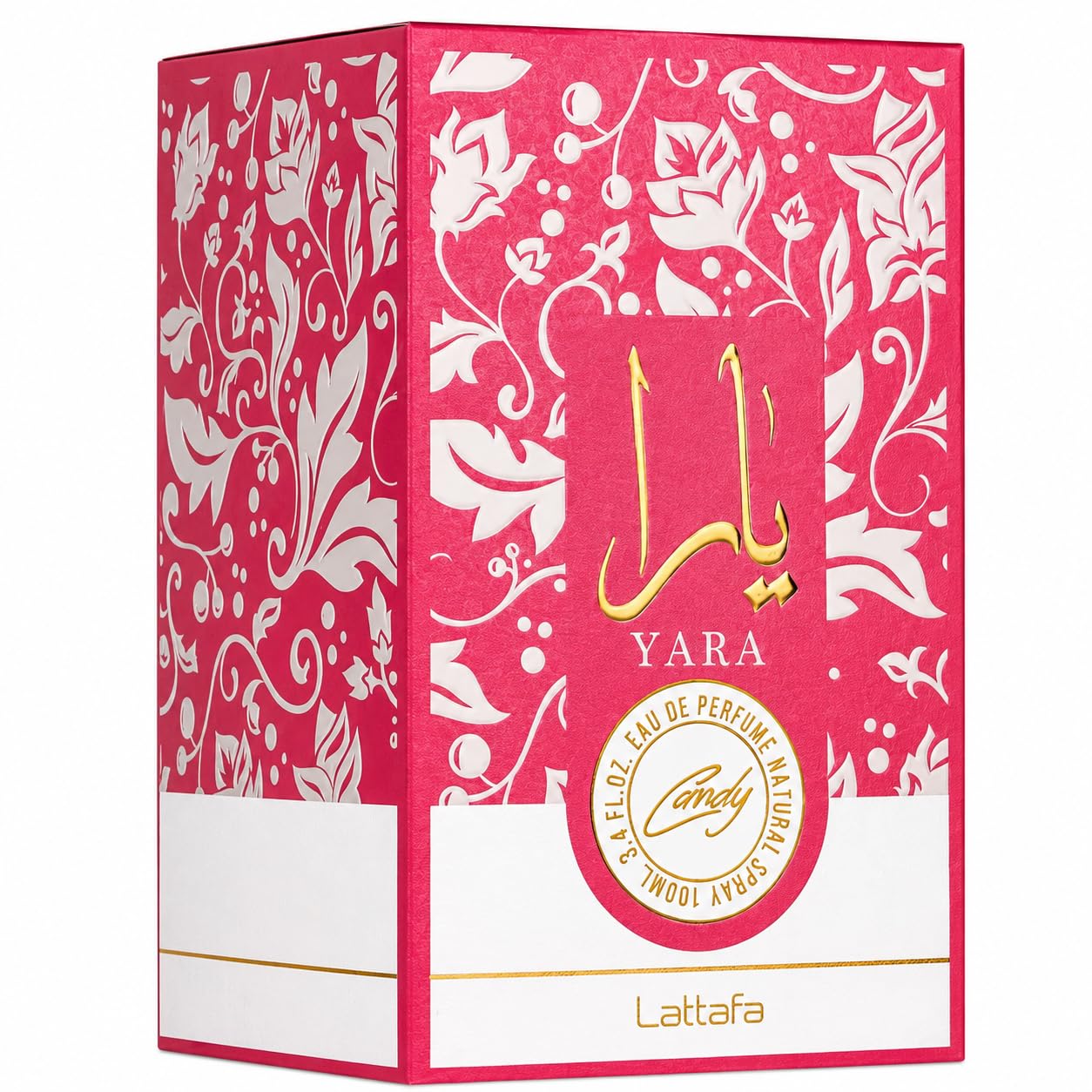 Yara Yara Pink Eau de Parfum 100ml | Long Lasting Floral Fruity Perfume for Women | Elegant Everyday & Evening Fragrance