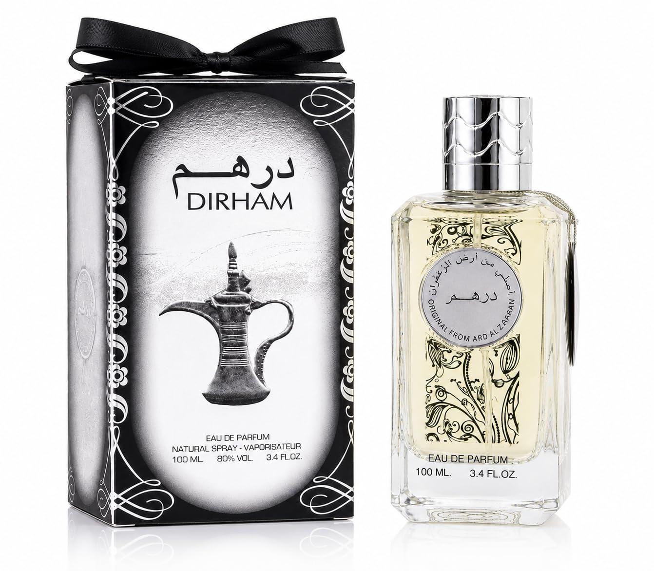 Dirham Eau De Parfum – Luxury Long Lasting Arabic Fragrance for Men & Women | Elegant Designer Bottle | Everyday Wear, Special Occasion, Gift Idea (Dirham Gold)