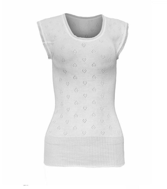 Snowdrop Womens Ladies Thermal Underwear Built Up Long Vest