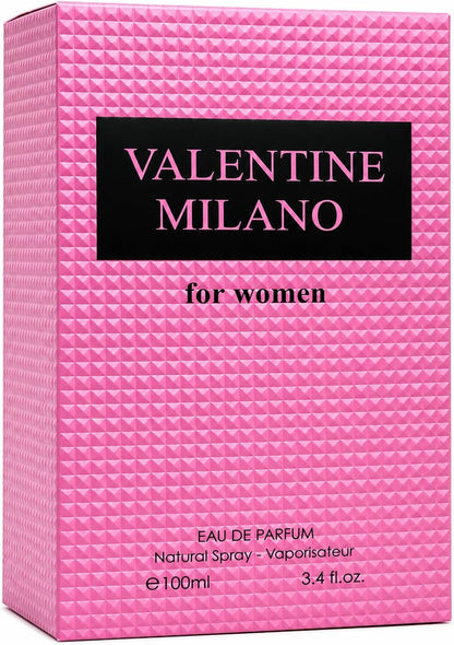 Valentine Milano Women’s Perfume 100ml Eau de Parfum – Long Lasting Floral Fruity Oriental Fragrance for Her