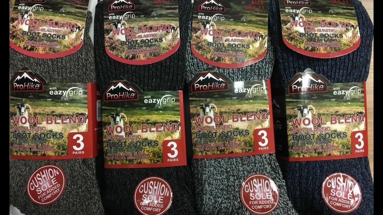 Top Linen Men Wool Socks For Outdoor Activties - Thick Hiking Boot Socks - Winter Warmwer Thermal Socks