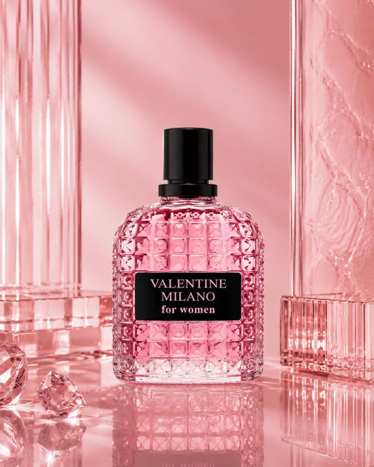 Valentine Milano Women’s Perfume 100ml Eau de Parfum – Long Lasting Floral Fruity Oriental Fragrance for Her