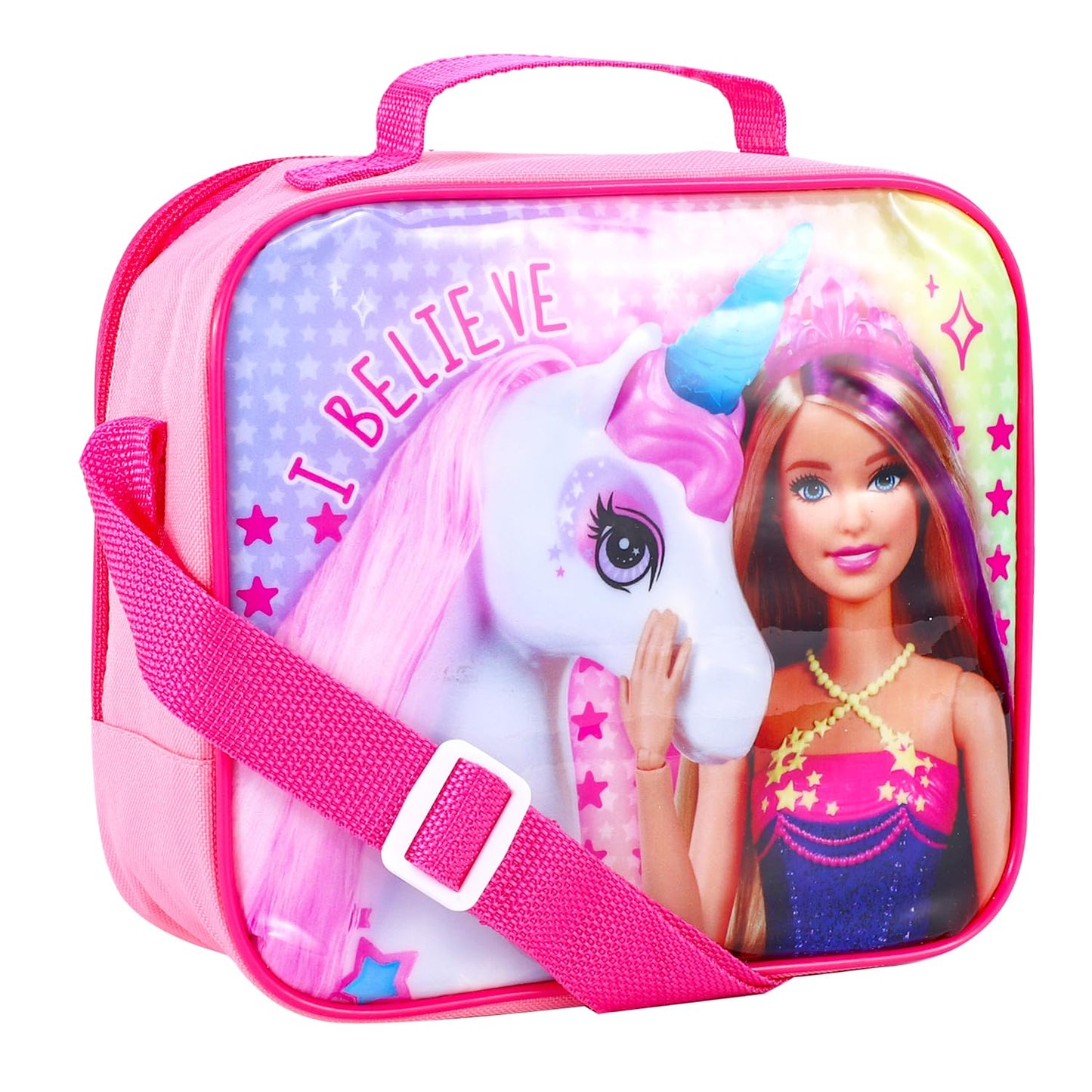 Kids Character 3-Piece Lunch Box Set – Insulated Bag, BPA-Free Water Bottle & Snack Box – Durable & Easy to Clean – Ideal for School, Travel & Daycare (Fun Themes for Boys & Girls) (S-Man)