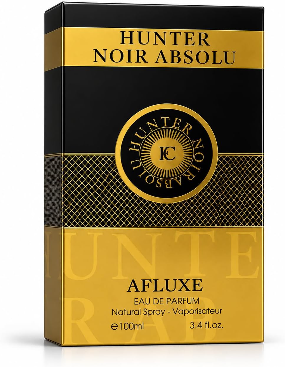 Hunter Noir Absolu Eau de Parfum for Men – Intense Long-Lasting Luxury Fragrance with Woody Amber Notes | Premium Designer Cologne by Fragrance Couture (100ml)