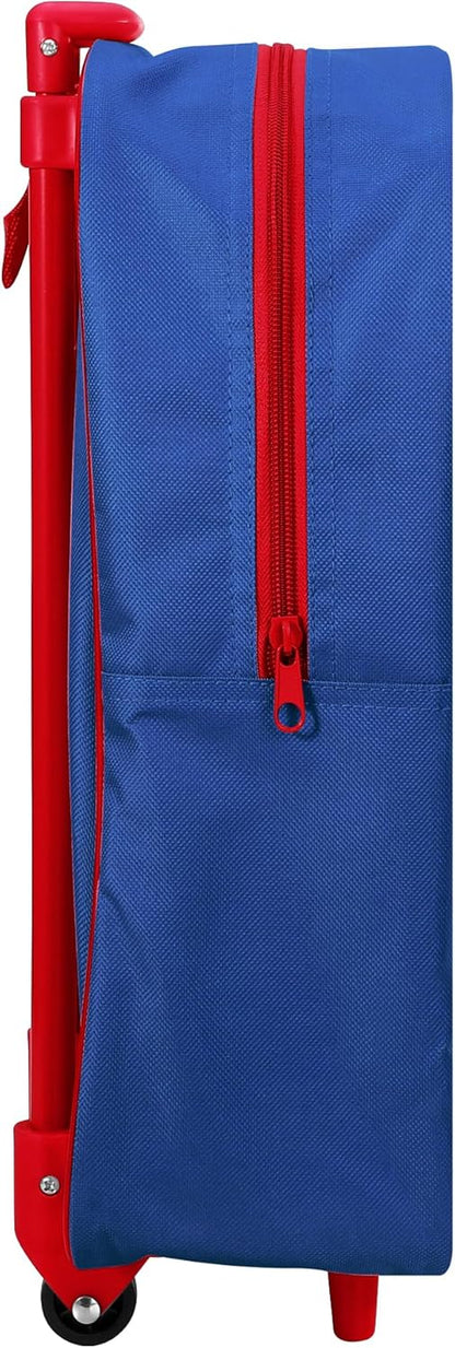 S-Man Trolley Bag for Kids – Luggage with Adjustable Handle | Marvel School Trolley Bag with Pull Handle | Travel Suitcase for Boys & Girls