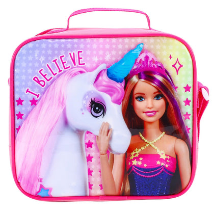 Kids Character 3-Piece Lunch Box Set – Insulated Bag, BPA-Free Water Bottle & Snack Box – Durable & Easy to Clean – Ideal for School, Travel & Daycare (Fun Themes for Boys & Girls) (S-Man)