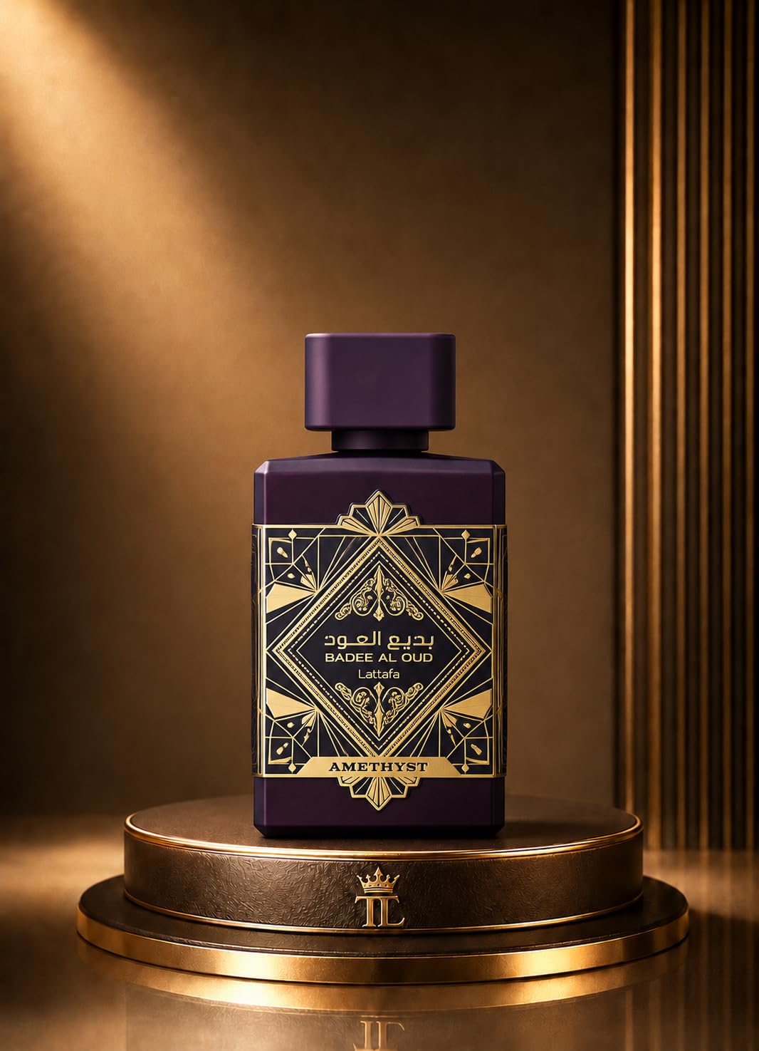 Badee Al Oud By Latafa Eau de Parfum 100ml – Luxury Arabian Oud Perfume for Men & Women, Long Lasting Woody Amber Fragrance, Strong Projection Scent (Amethyst)